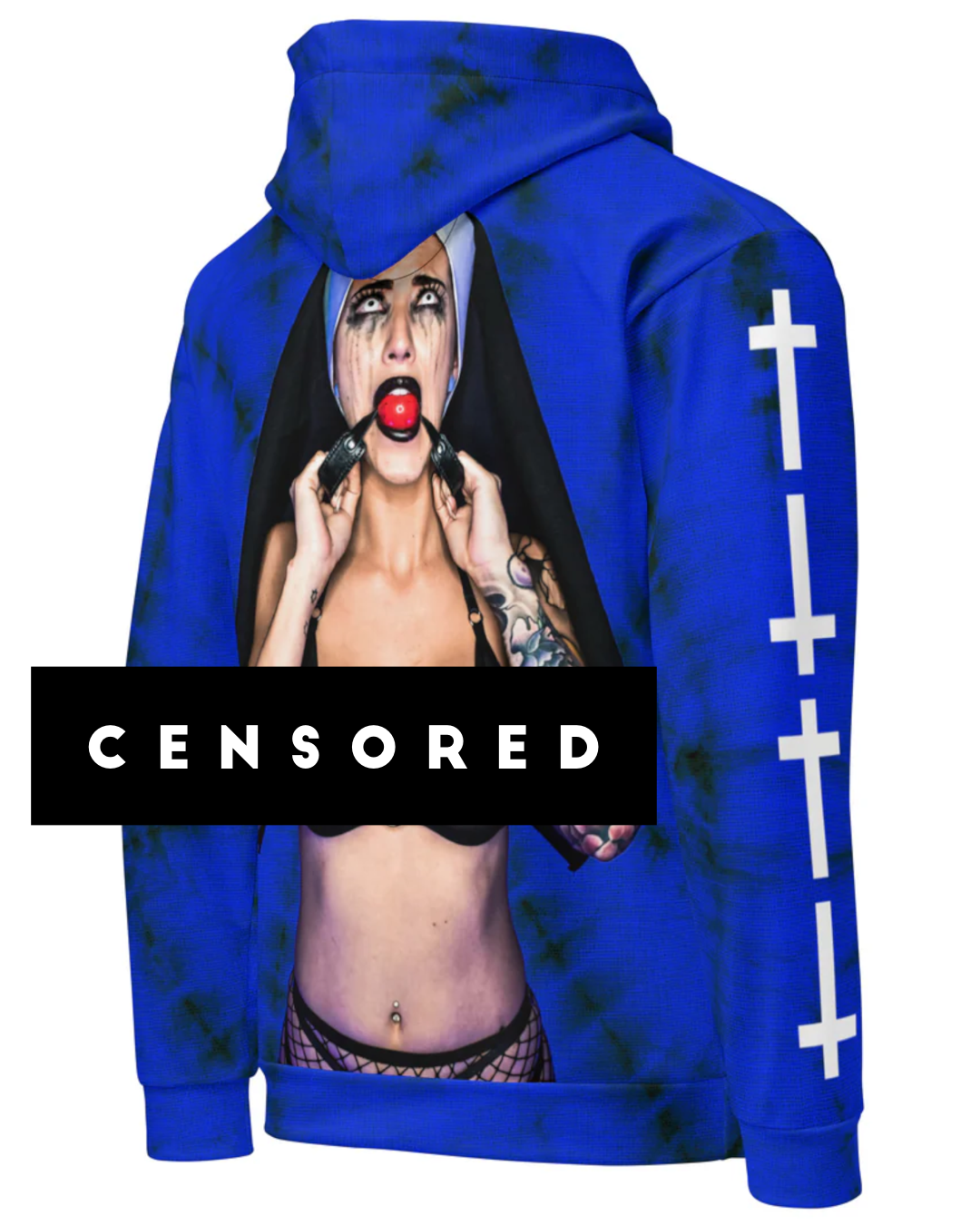 Hoodie - AOP: Lowlifes - Mostly Evil