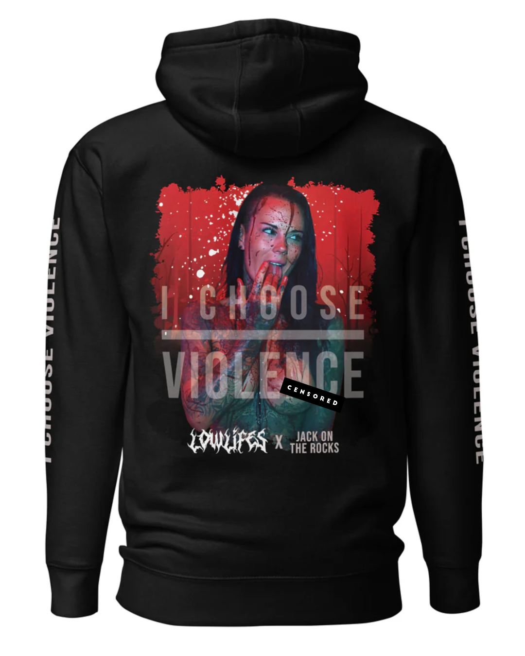 Hoodie - Zip: Lowlifes - Jack On The Rocks