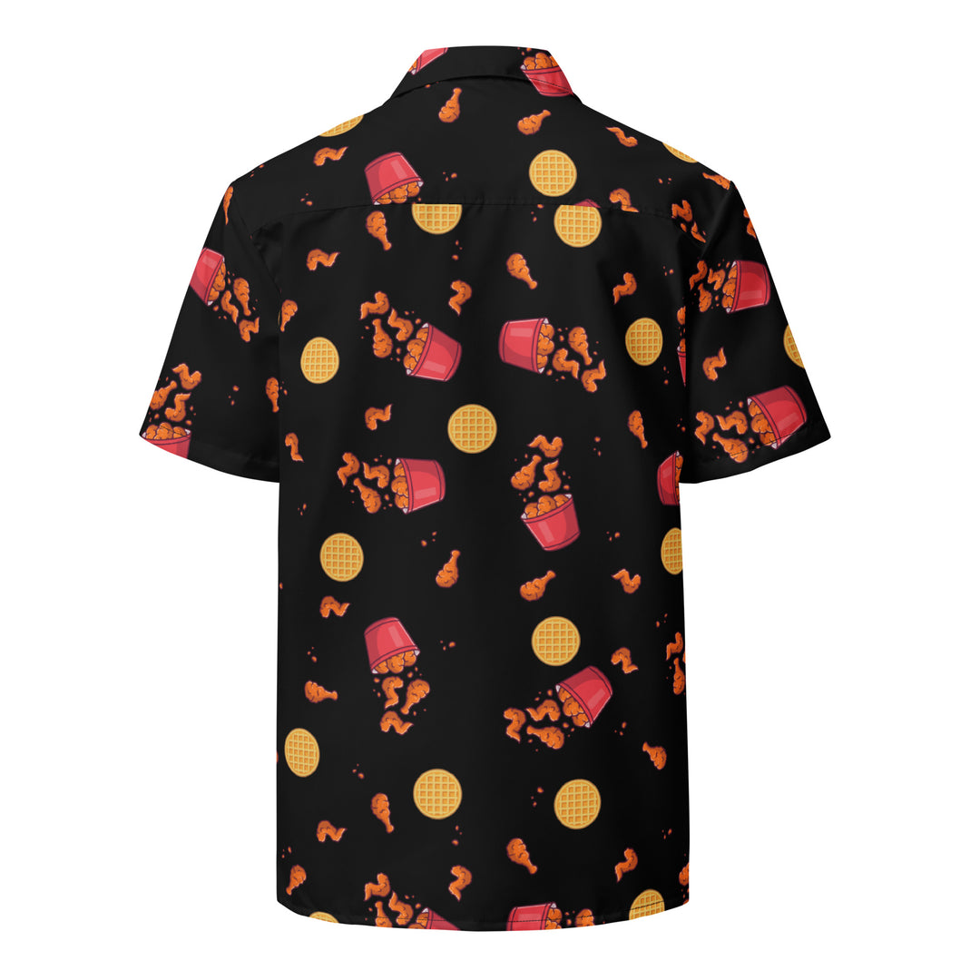 Shirt - Button: Lowlifes - Chicken N' Waffles Blk