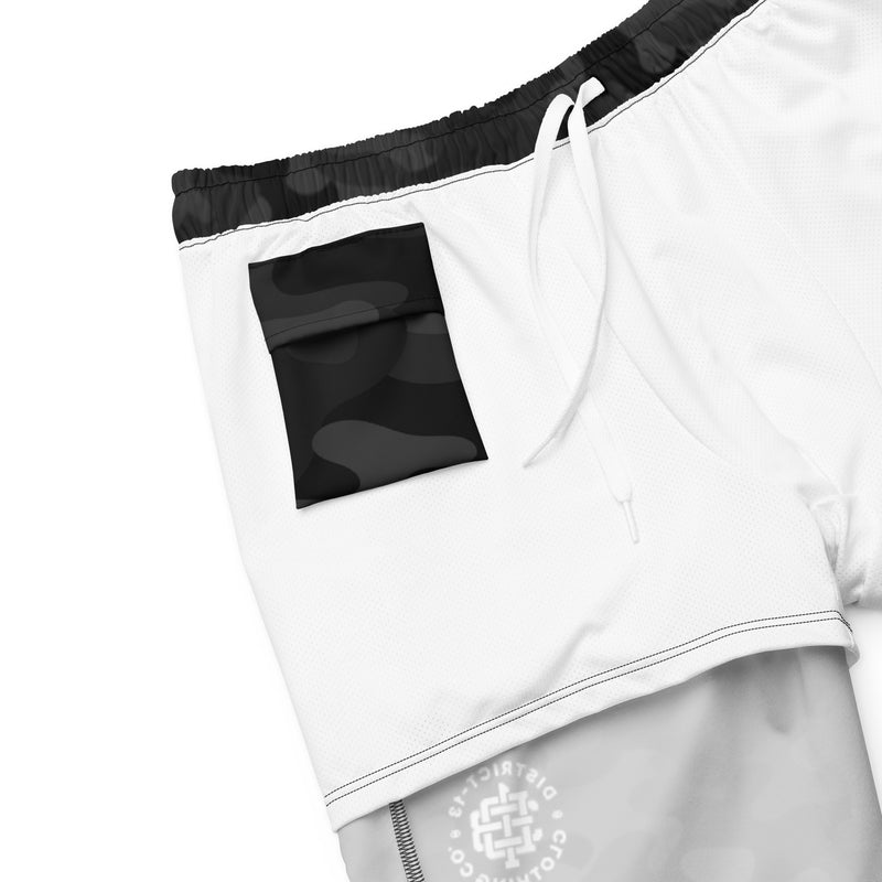 Swim Trunks: D13 - Blk Camo