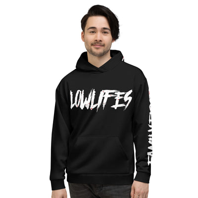 Hoodie - AOP: Lowlifes - Family First
