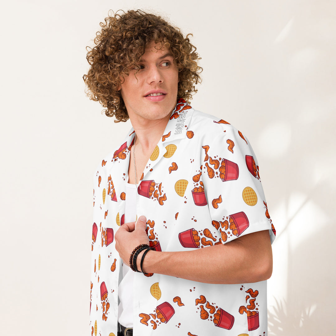 Shirt - Button Up: Lowlifes - Chicken N' Waffles