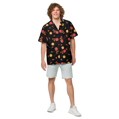 Shirt - Button: Lowlifes - Chicken N' Waffles Blk