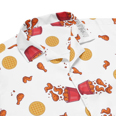 Shirt - Button Up: Lowlifes - Chicken N' Waffles