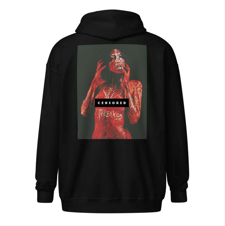Hoodie - Zip: Lowlifes - Heart Breaker