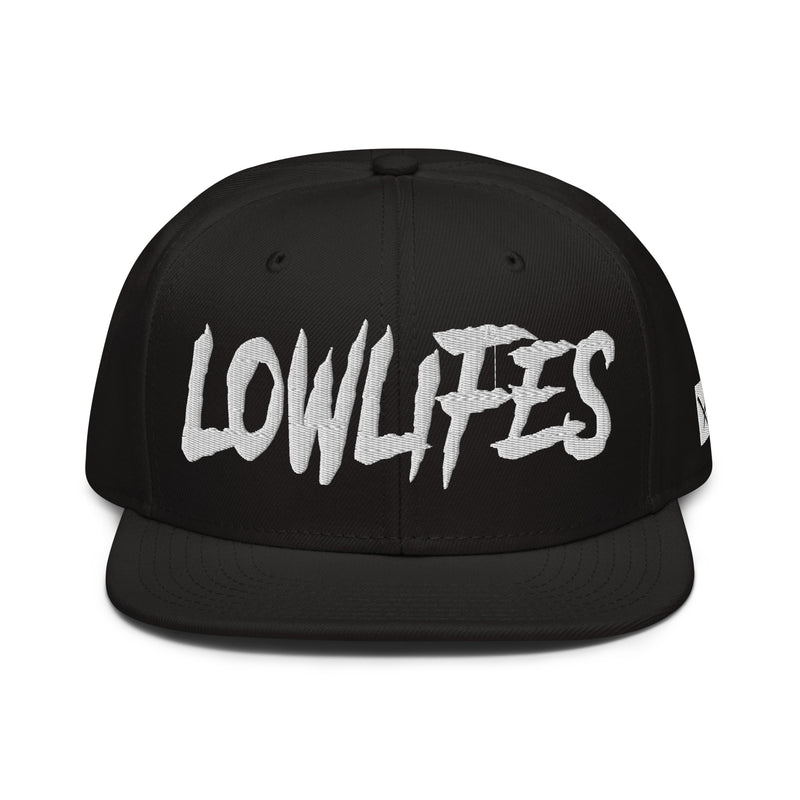 Hat - Snapback: Lowlifes - Logo B/B/W