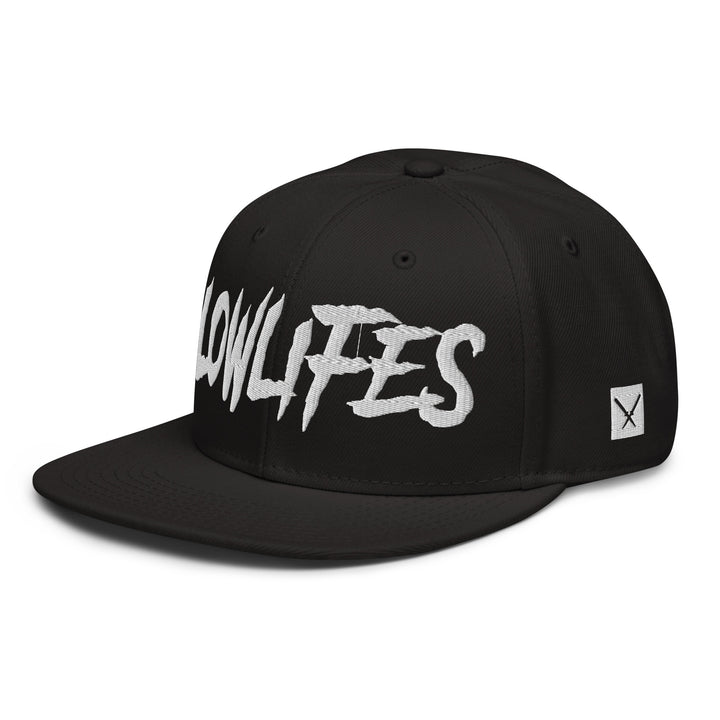 Hat - Snapback: Lowlifes - Logo B/B/W