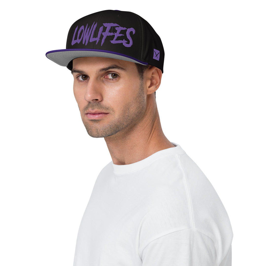 Hat - Snapback: Lowlifes - Logo B/P/P