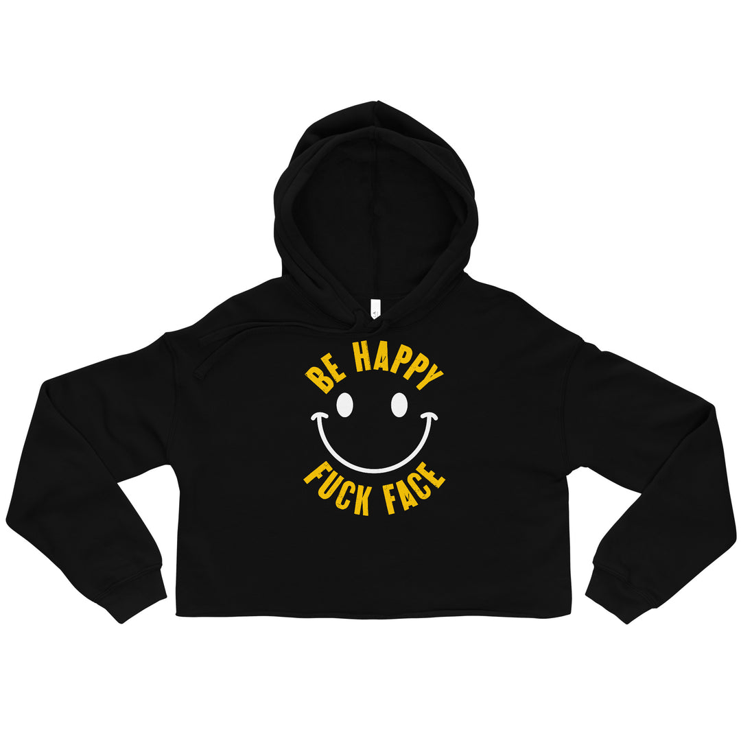 Hoodie - Crop: Lowlifes - Be Happy