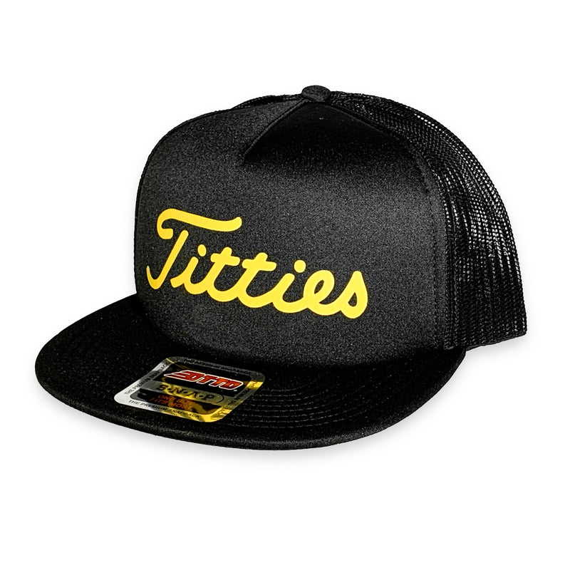 Hat - Trucker: D13 - Titties Yellow