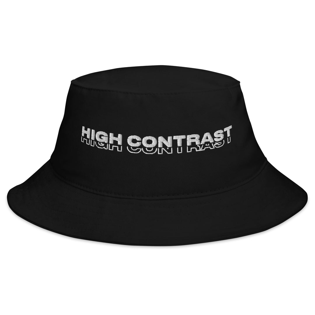 Hat - Bucket: High Contrast - Logo