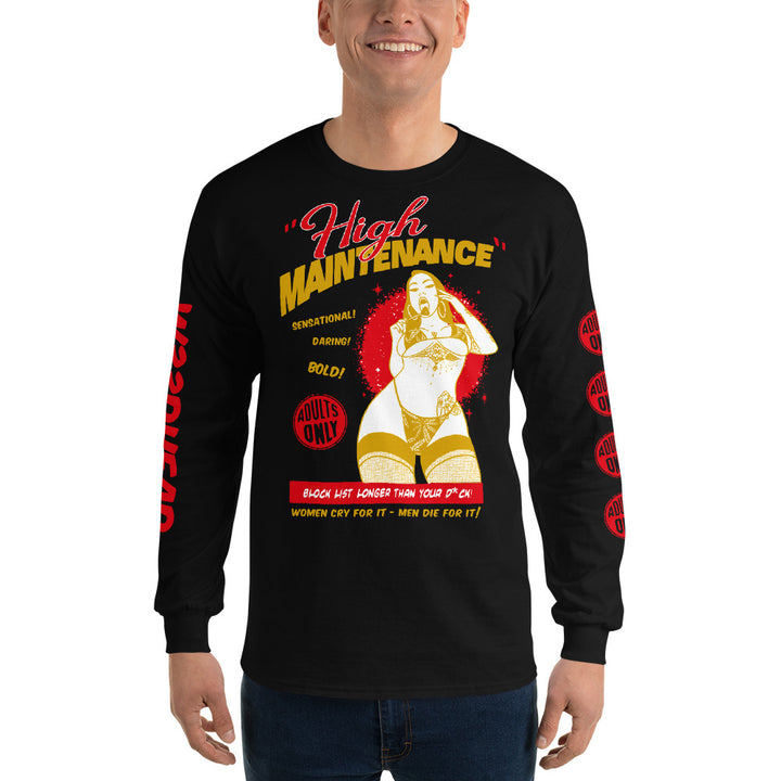 Shirt - Longsleeve: w33dhead - High Maintenance R/G