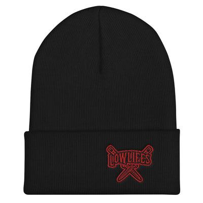 Beanie - Collared | Lowlifes - Knives Red
