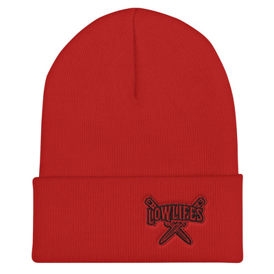 Beanie - Collared | Lowlifes - Knives Red