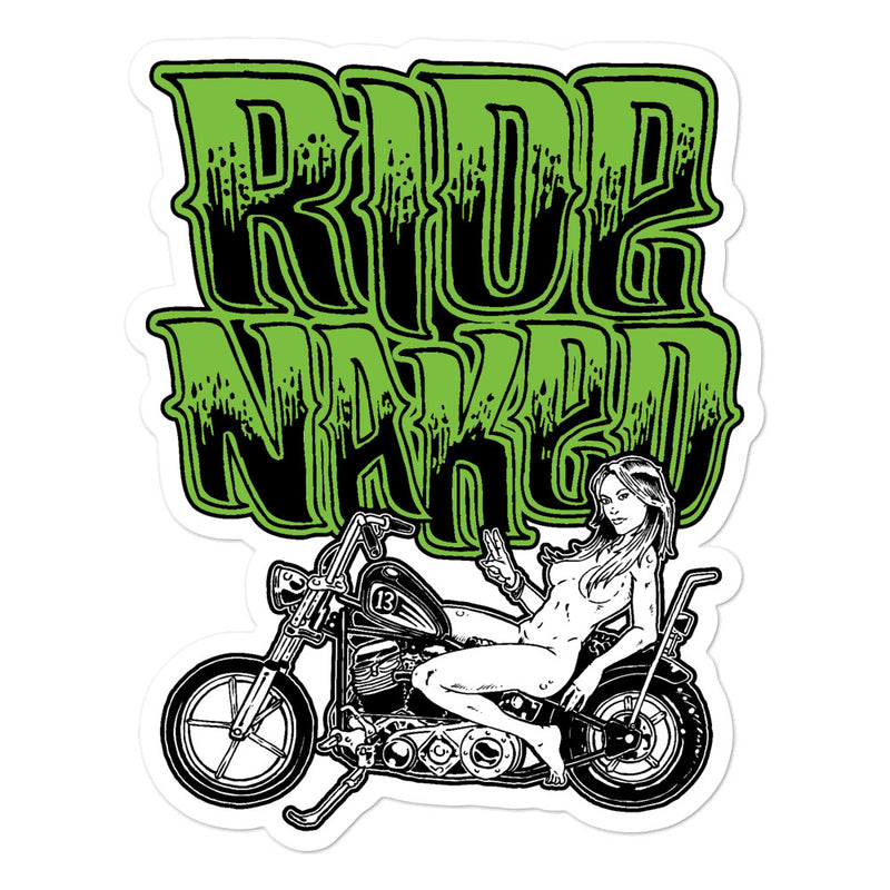 Sticker - Die Cut | D13 - Ride Naked