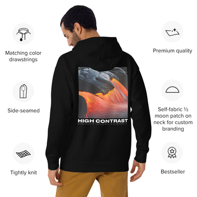 Hoodie - Pullover: High Contrast - Lava